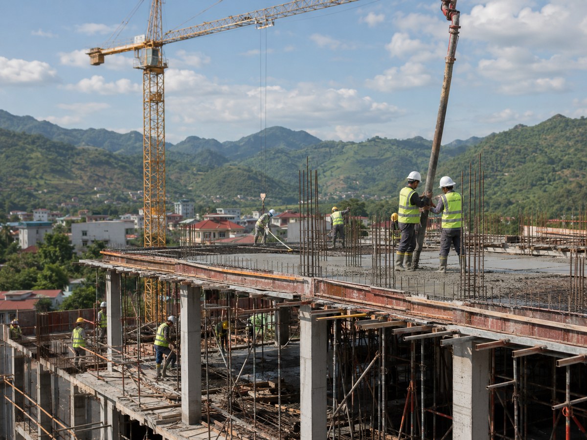 Thi công xây dựng công trình Duy tu, bảo dưỡng nước sinh hoạt bản Co Nhừ, xã Long Hẹ, huyện Thuận Châu.